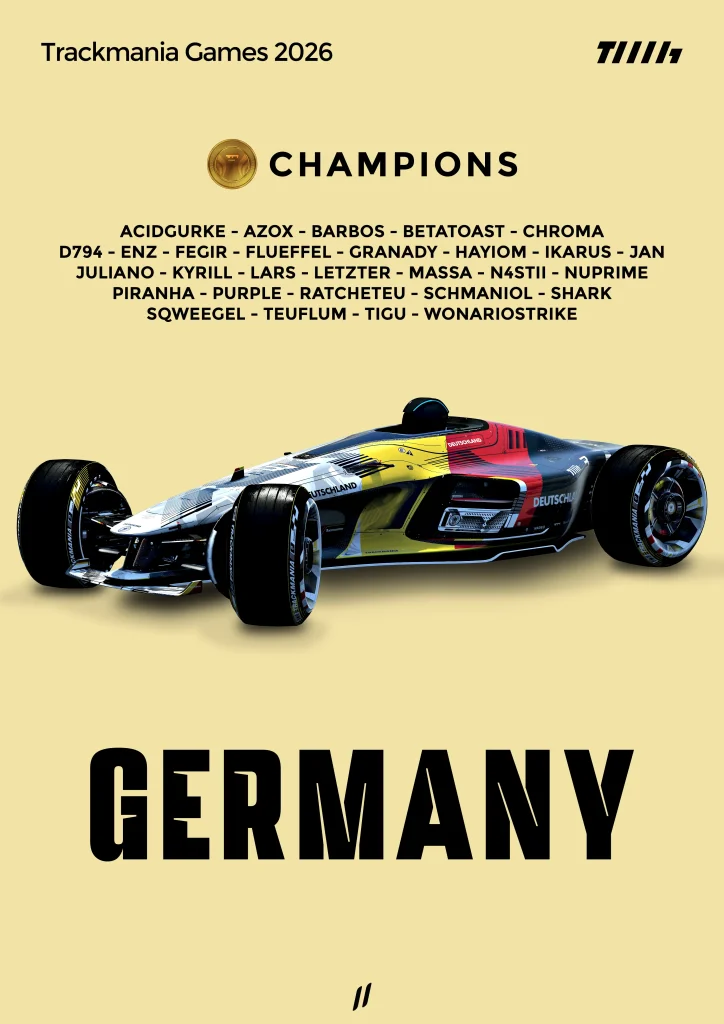 Trackmania Games 2026 - Germany 1st