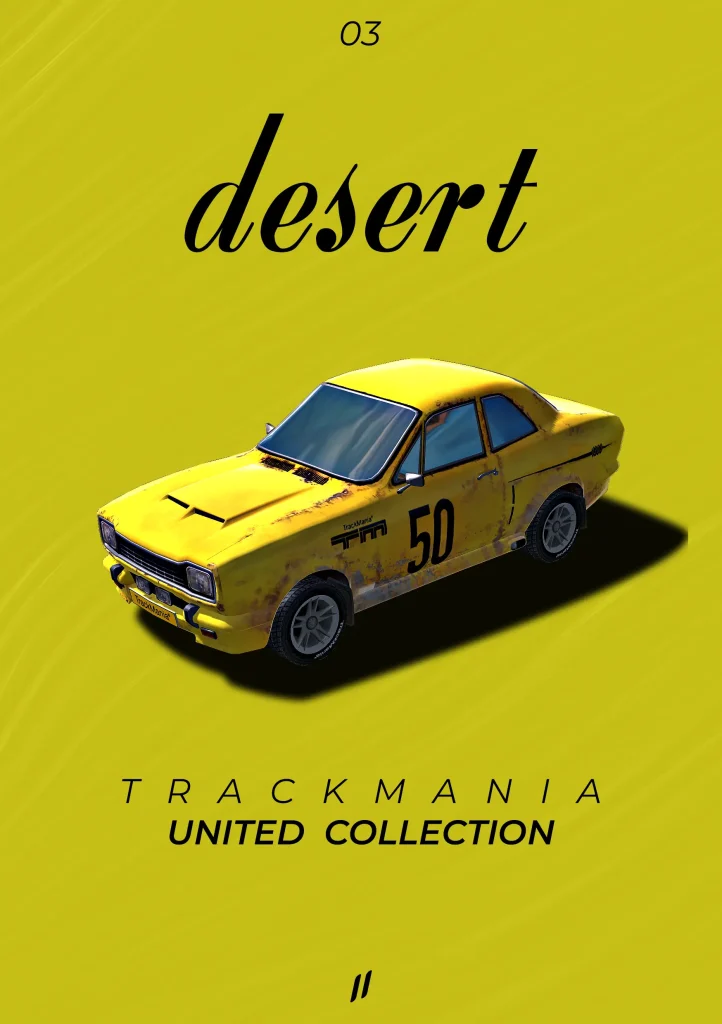 Trackmania United Desert car
