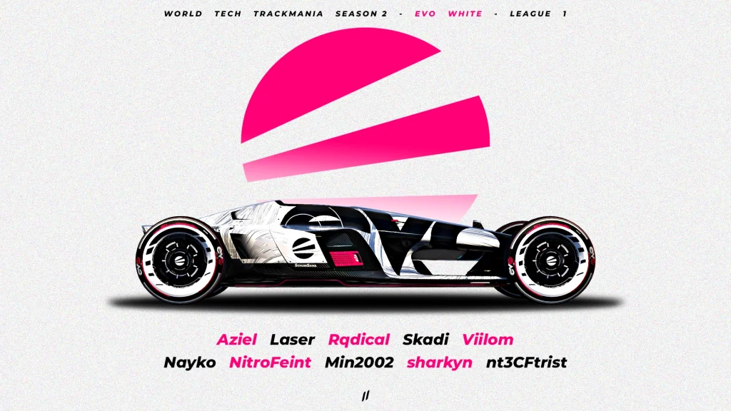 Evo White Trackmania team