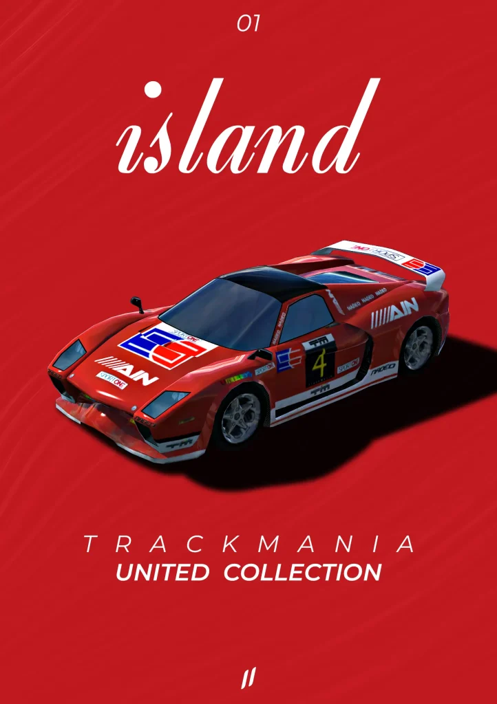 Trackmania United Island car