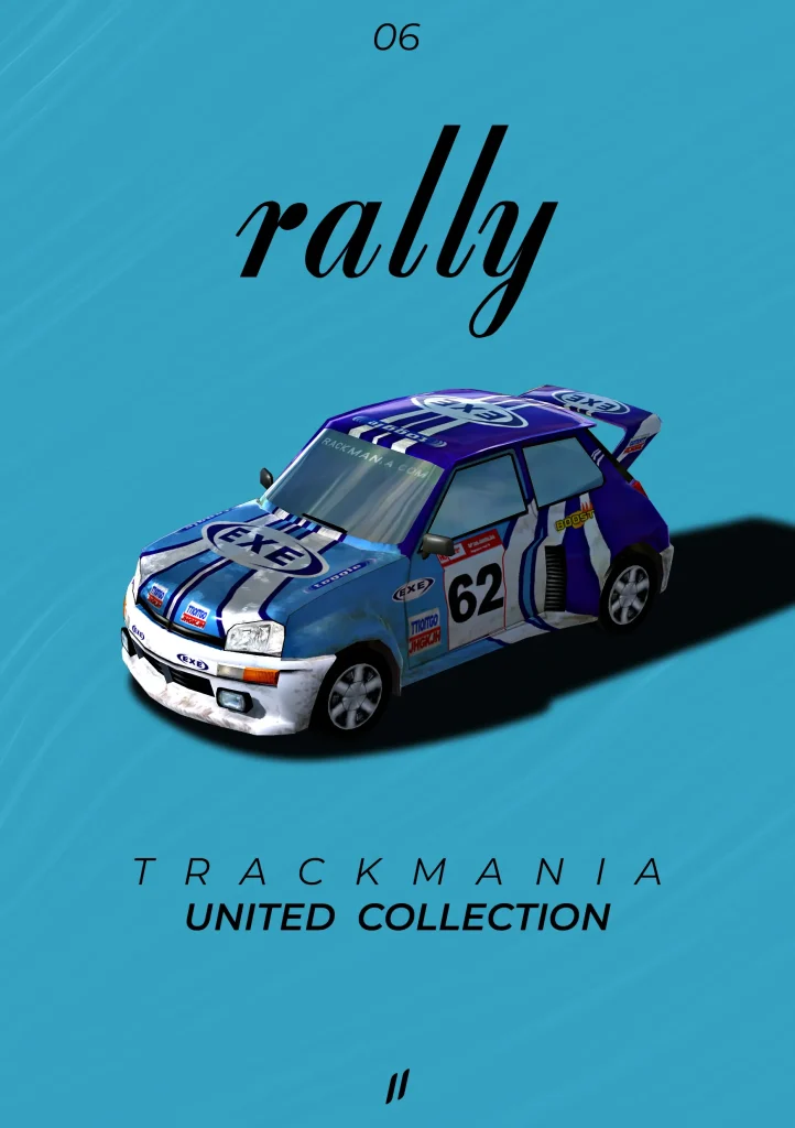 Trackmania United Rally car